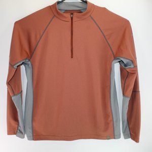 Marmot Tommy Caldwell 1/4 Zip Men's L Brownish Long Sleeve Athletic Hiking Shirt